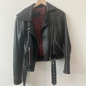 All Saints Leather Biker Jacket